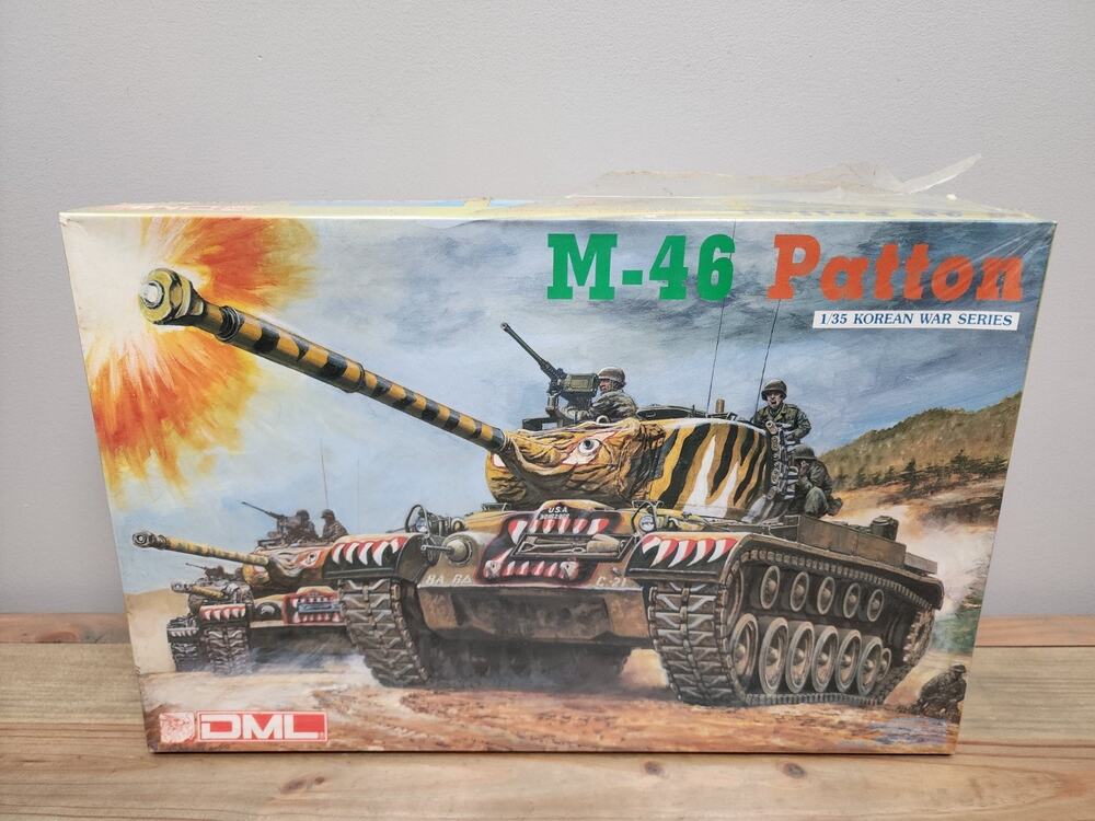 DML M46 Patton Tank Korean War - Model Military Vehicle Kit 1/35 Sealed 6805